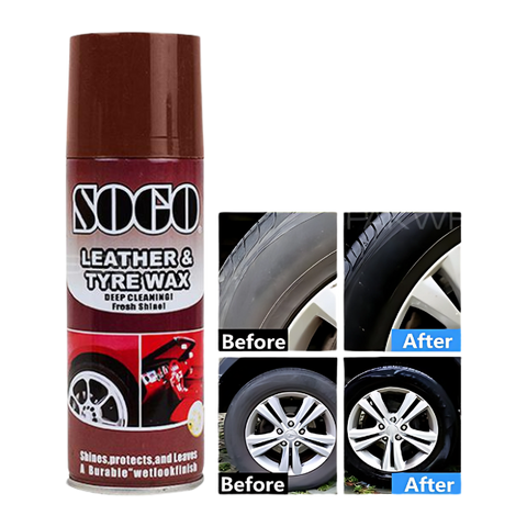Sogo Leather And Tyre Wax Spray 250ml Vanilla