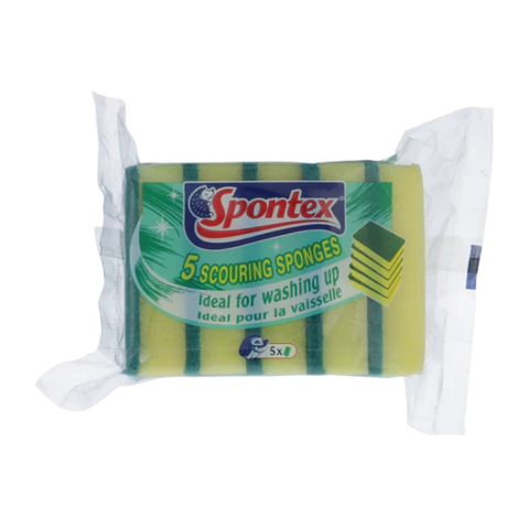 Spontex Scouring Sponges 5 Pack