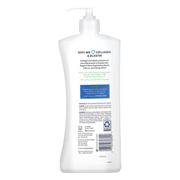 St. Ives Renewing Collagen & Elastin Body Lotion Paraben Free 621ml