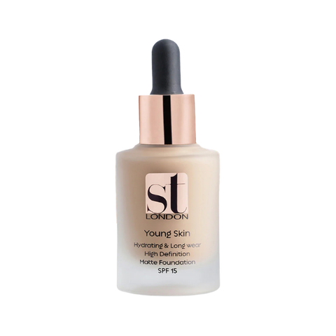 St London Young Skin Matte Foundation Hydrating And Long Wear SPF 15 YS 05 30ml
