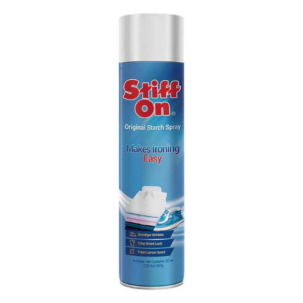 Stiff On Heavy Starch Cloth Ironing Spray With Fresh Lemon Scent 567g
