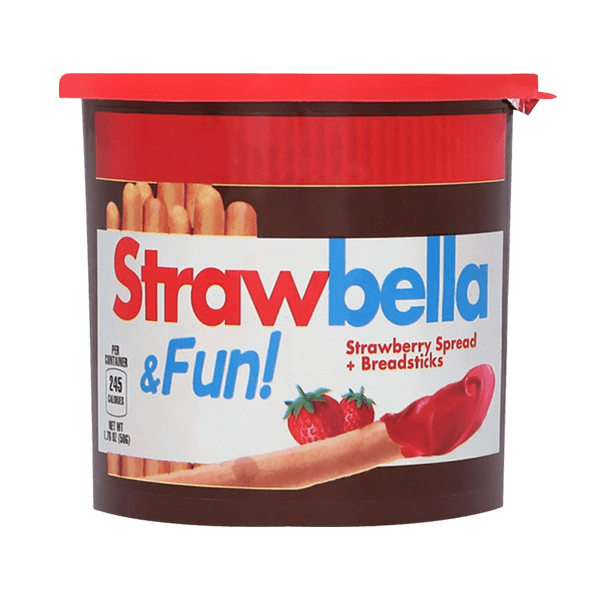 Strawbella And Fun! Strawberry Spread And Breadsticks 50g