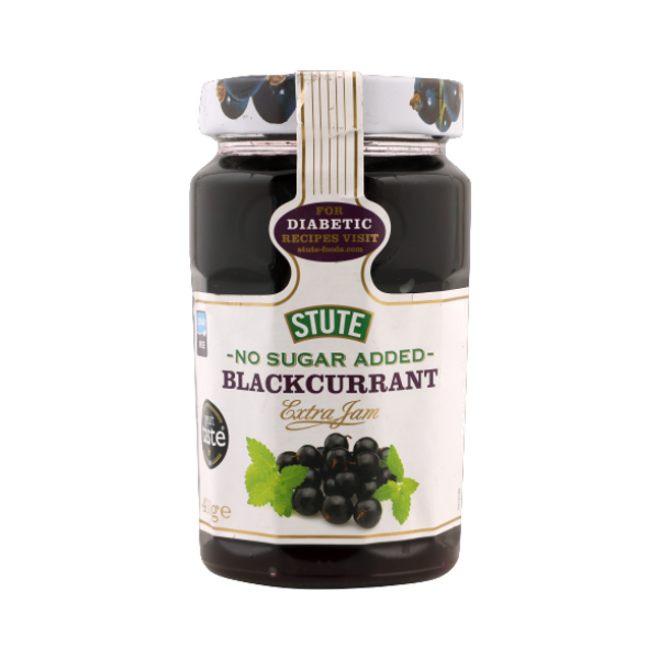 Stute No Sugar Added Blackcurrant Jam 430g