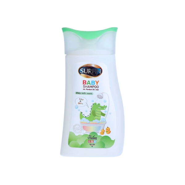 Surfin Baby Shampoo With Crocro Vitamins E B A 150ml