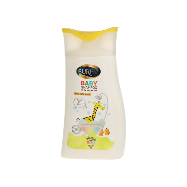Surfin Baby Shampoo With Giraffe Vitamins E B A 150ml