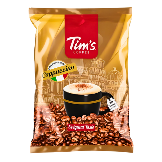TIM`S CAPPUCCINO COFFEE 25GM 1X20