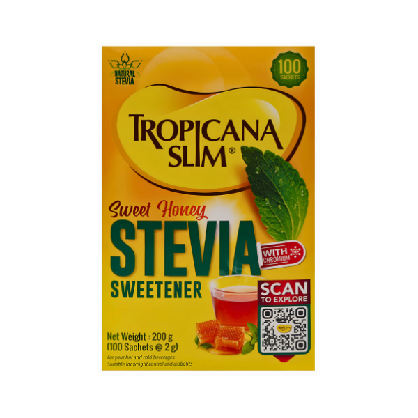 TROPICANA SLIM STEVIA SWEET HONEY SWEETENER 200GM