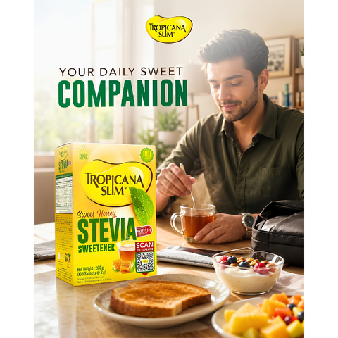 TROPICANA SLIM STEVIA SWEET HONEY SWEETENER 200GM
