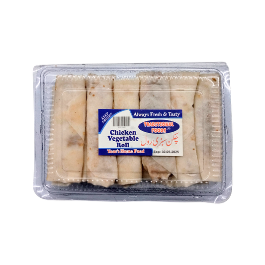 Testy Chicken Vegetable Roll