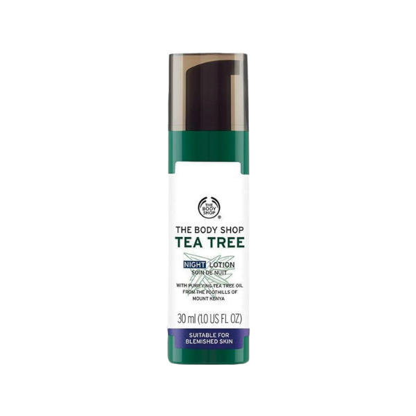 The Body Shop Tea Tree Night Lotion Perfect For Blemished Skin 30ml