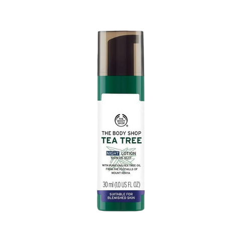 The Body Shop Tea Tree Night Lotion Perfect For Blemished Skin 30ml