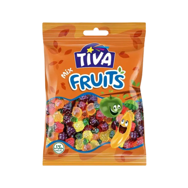 Tiva Mix Fruit Jelly 80g