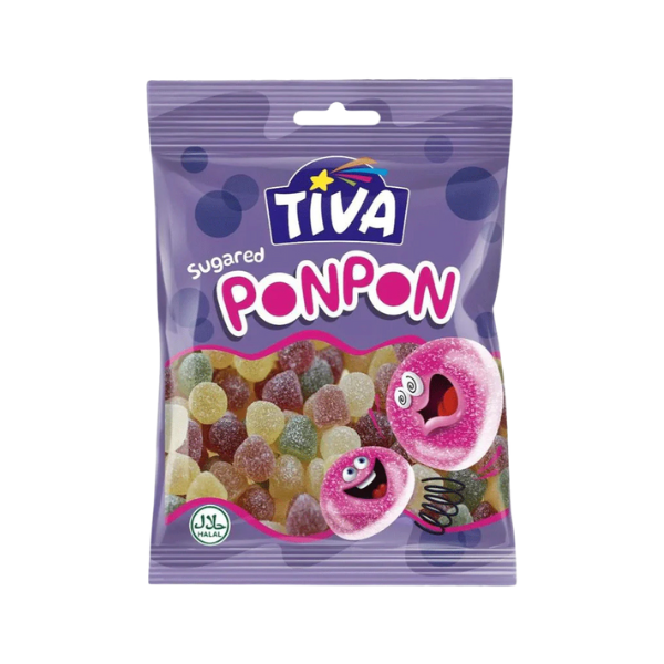 Tiva Sugared Ponpon Jelly 80g