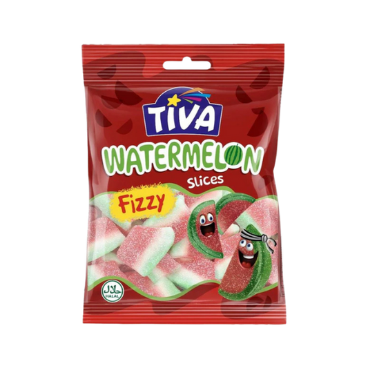 Tiva Watermelon Slice Fizzy Jelly 80g