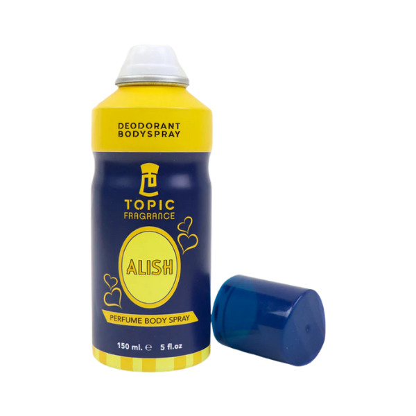 Topic Fragrance Alish Body Spray 150ml – Nazar Jan's Supermarket