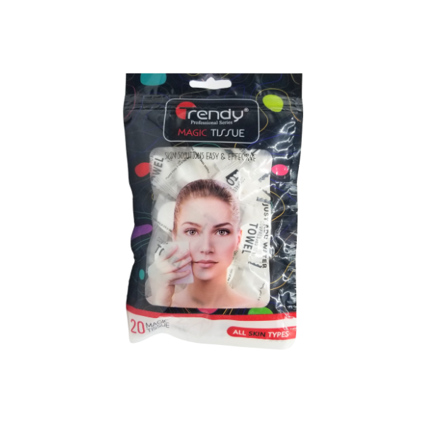 Trendy Magic Face Tissu Wipes 20Pcs TD-183