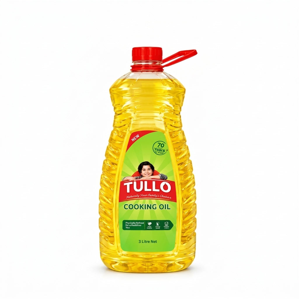 Tullo Cooking Oil – 3 Litre Bottle