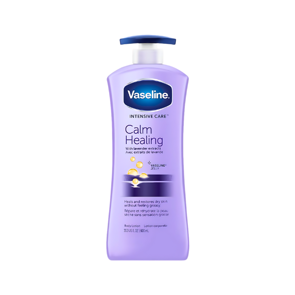 VASELINE CALM HEALING BODY LOTION 600ML