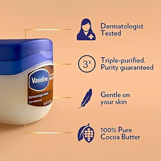 VASELINE COCOA BUTTER HEALING JELLY 450ML
