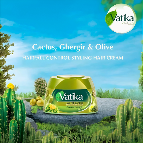 VATIKA CACTUS & GHERGIC HAIR FALL CONTROL CREAM 70ML