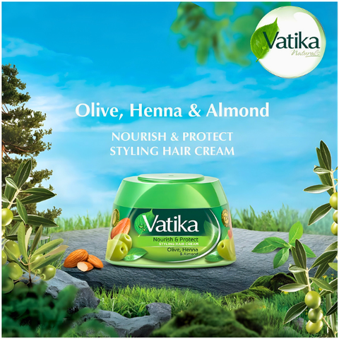 VATIKA NOURISH & PROTECT STYLING HAIR CREAM 70ML