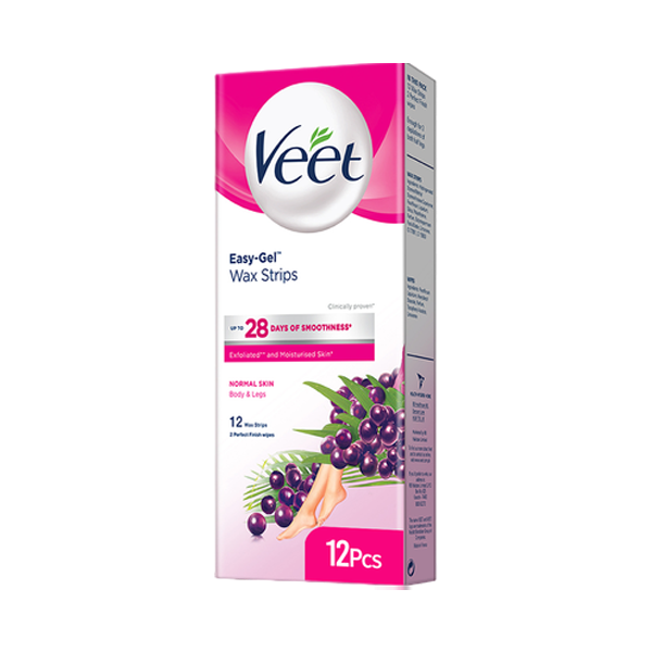 VEET WAX STRIPS NORMAL SKIN 12PCS