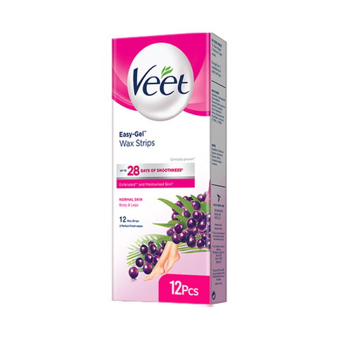 VEET WAX STRIPS NORMAL SKIN 12PCS