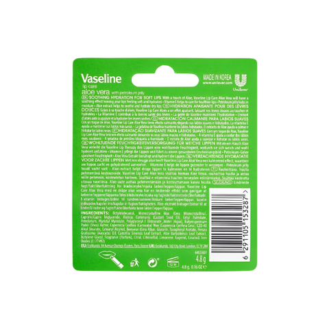 Vaseline Aloe Vera Lip Care 4.8g