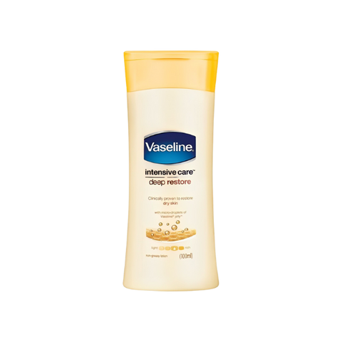 Vaseline Intensive Care Deep Restore Body Lotion 100ml Imported