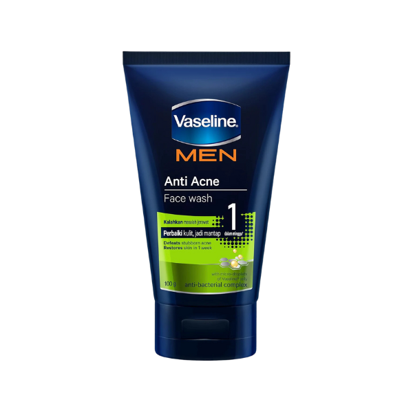 Vaseline Men Anti Acne Face Wash 100G