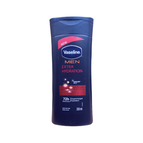 Vaseline Men Extra Hydration Body Lotion For Very Dry Skin 200ml