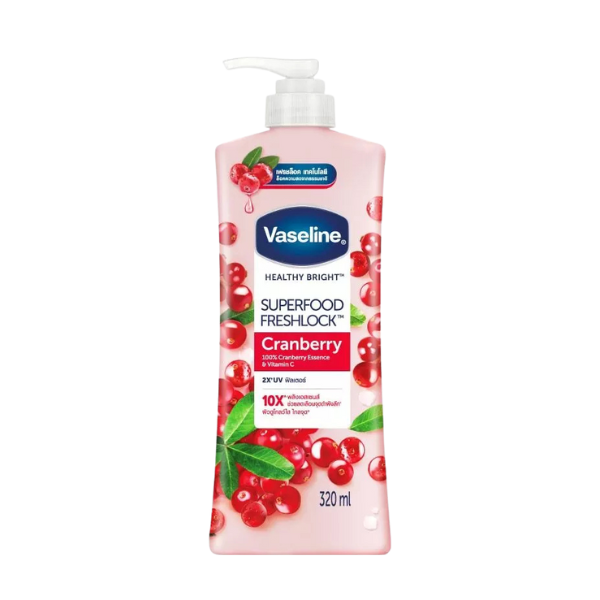 Vaseline Super Food Fresh Lock Cranberry Body Lotion 320ml