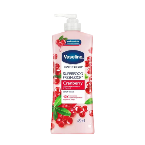 Vaseline Super Food Fresh Lock Cranberry Body Lotion 320ml