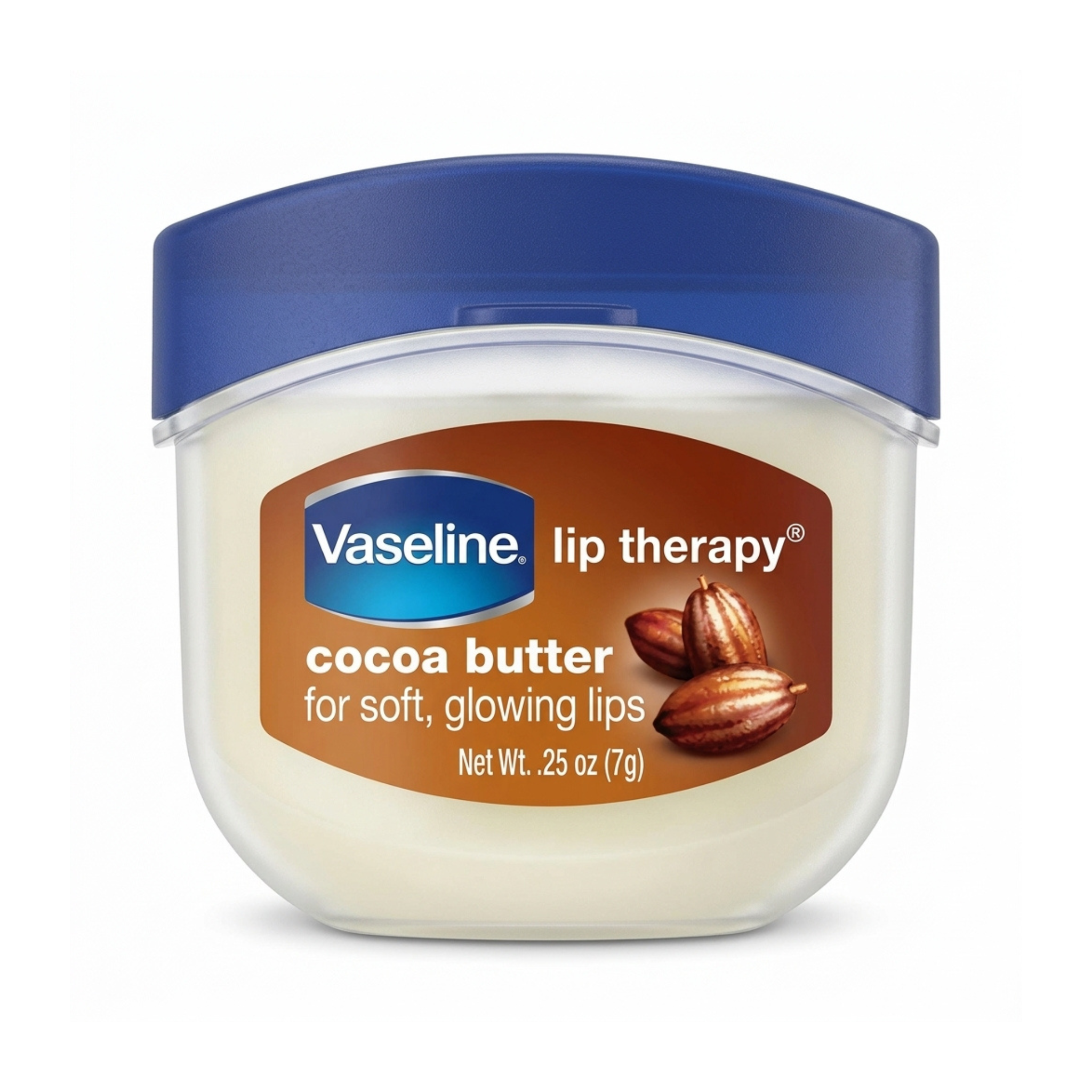 Vaseline Cocoa Butter Lip Balm 7g for Soft Lips