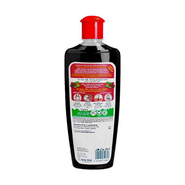 Vatika Naturals Castor Enriched Hair Oil For Thicker Hair 200ml