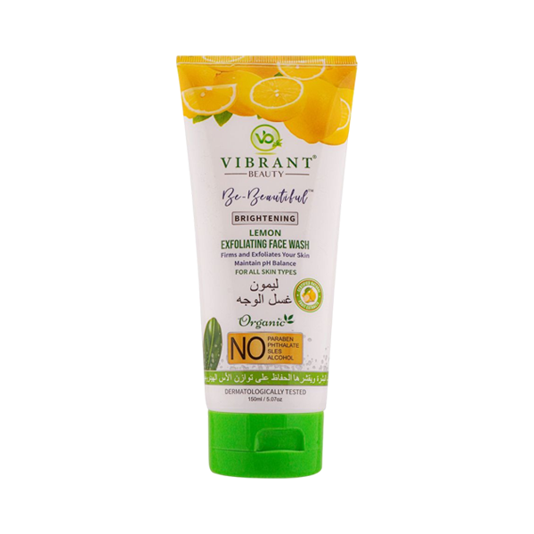 Vibrant Beauty Face Wash Lemon Exfoliating 150ml