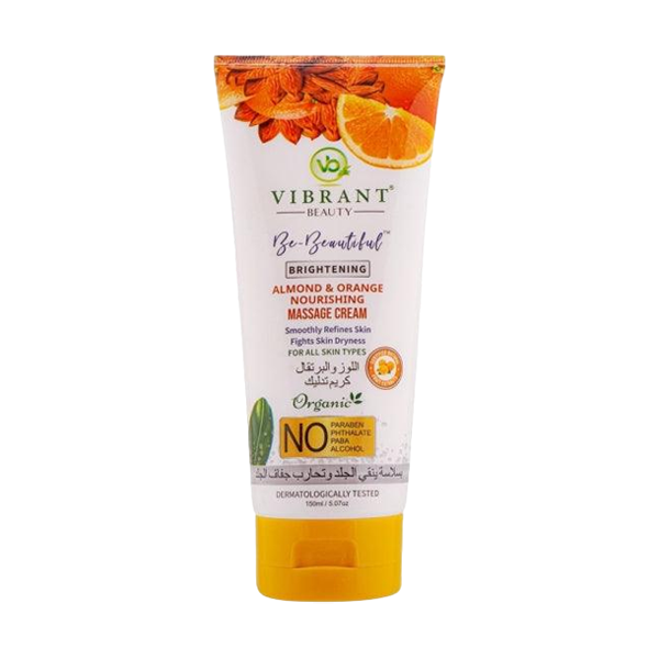 Vibrant Beauty Massage Cream Almond And Orange 150ml