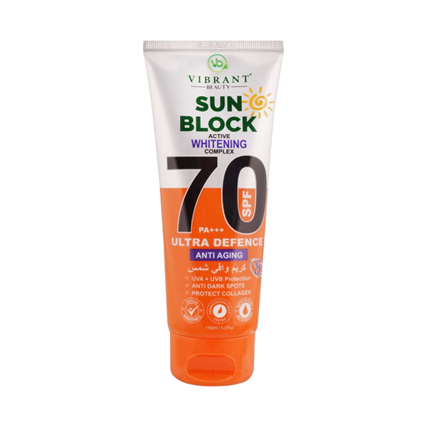 Vibrant Beauty Sun Block Anti Aging Spf70 150ml