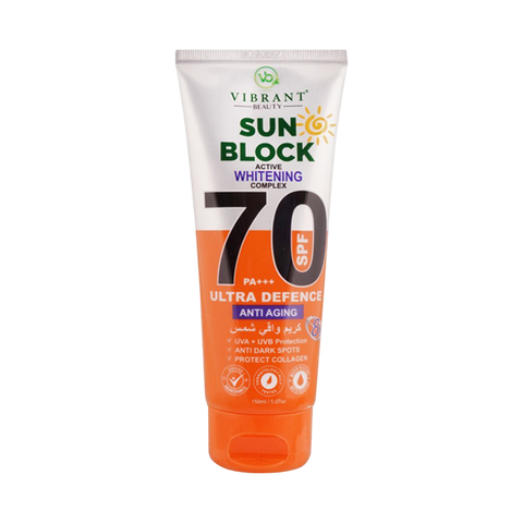 Vibrant Beauty Sun Block Anti Aging Spf70 150ml