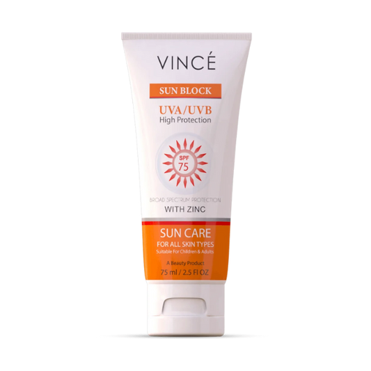 Vince Sunblock UVA & UVB High Protection 75 SPF 75ml