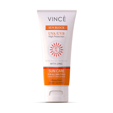 Vince Sunblock UVA & UVB High Protection 75 SPF 75ml