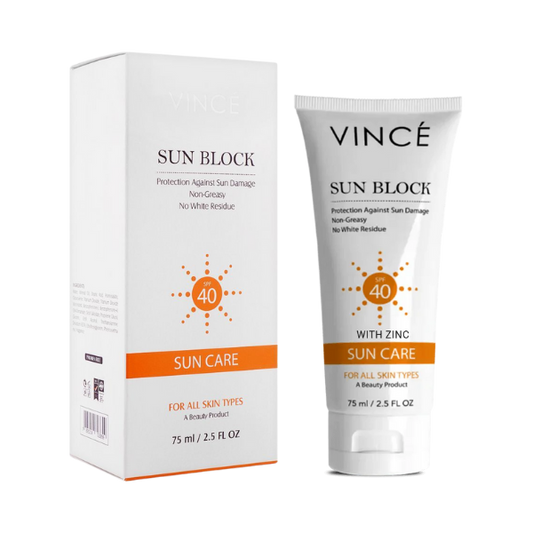 Vince Suncare Spf 40 Sun Block With Zinc 75ml