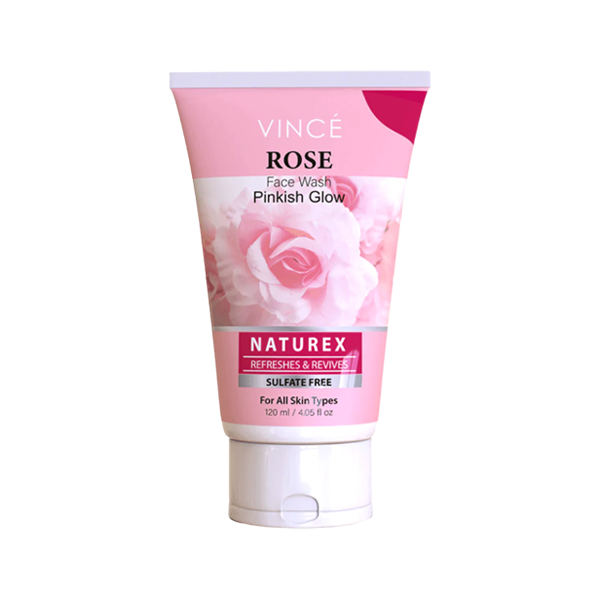 Vince Face Wash Rose Pinkish Glow 120ml