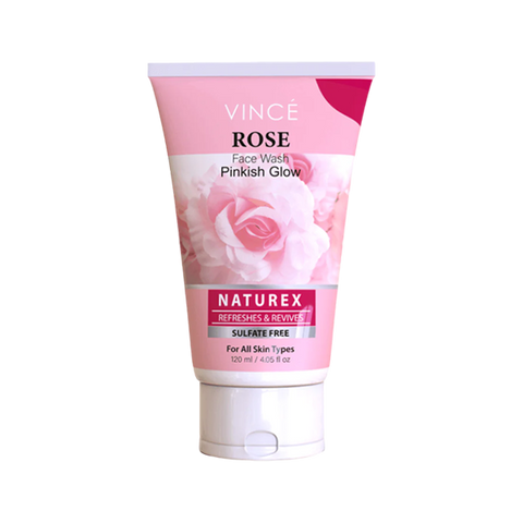 Vince Face Wash Rose Pinkish Glow 120ml