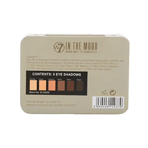 W7 In The Mood 6 Eye Shadow Palette 7G