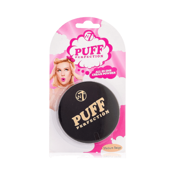 W7 Puff Perfection Face Powder Medium Beige 10G