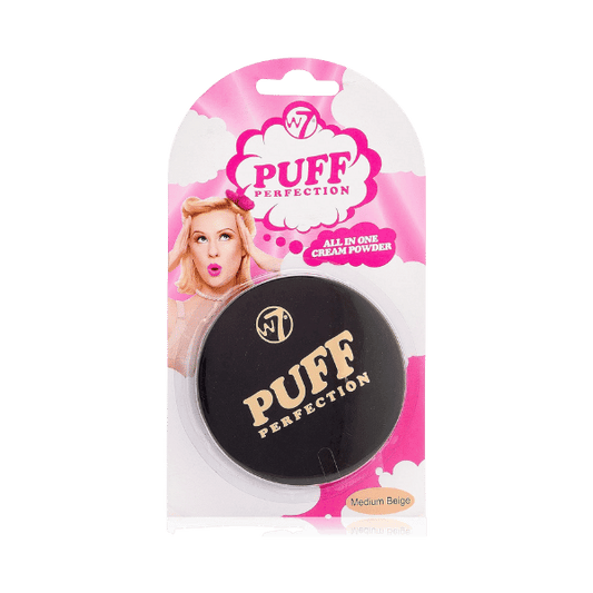 W7 Puff Perfection Face Powder Medium Beige 10G