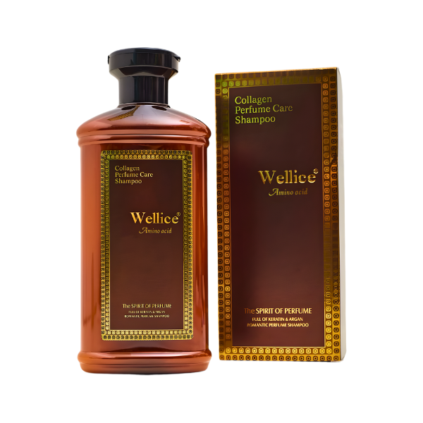 WELLICE AMINO ACID COLLAGEN PERFUME SHAMPOO 400ML