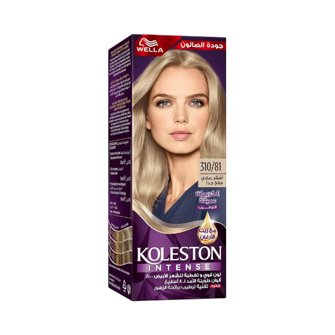 Wella Koleston Intense Hair Color Tube 310/81 Ultra Light Ash Blonde