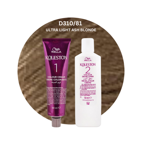 Wella Koleston Intense Hair Color Tube 310/81 Ultra Light Ash Blonde